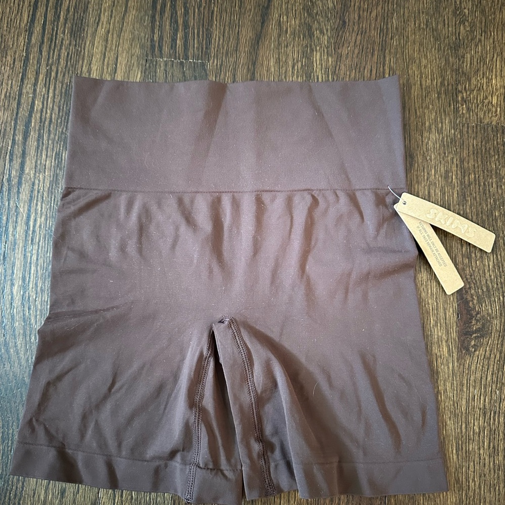 SKIMS Chocolate Brown Bike Shorts